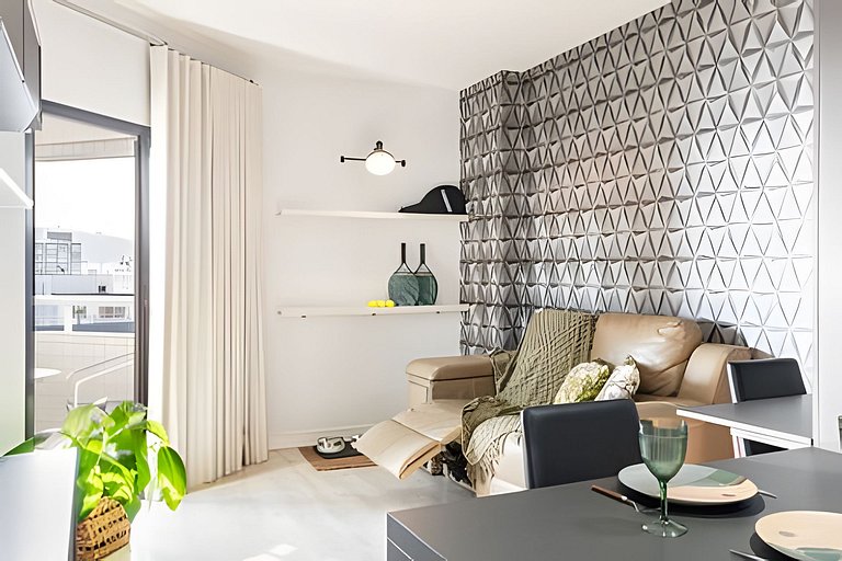 ARK Houses - Flat Moderno Vista-Mar - Piscina na Cobertura