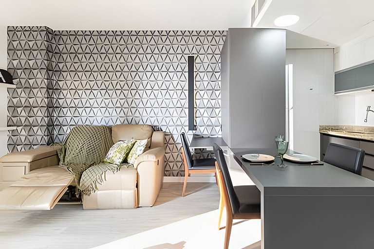 ARK Houses - Flat Moderno Vista-Mar - Piscina na Cobertura