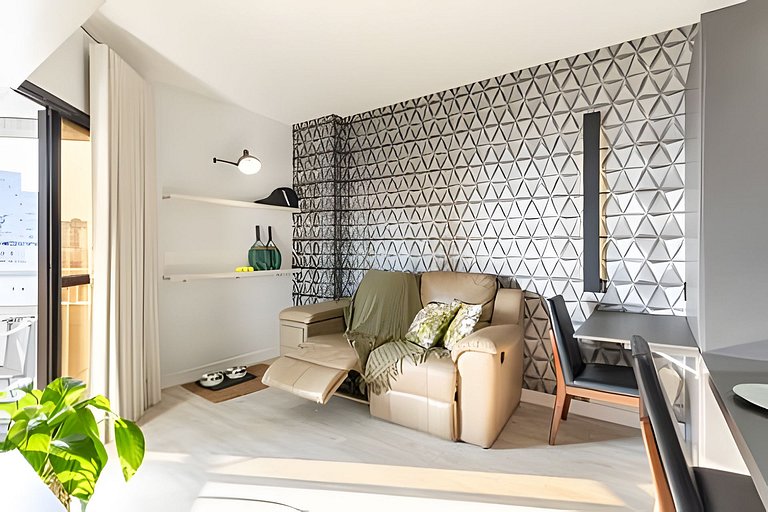 ARK Houses - Flat Moderno Vista-Mar - Piscina na Cobertura