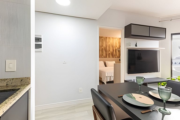 ARK Houses - Flat Moderno Vista-Mar - Piscina na Cobertura