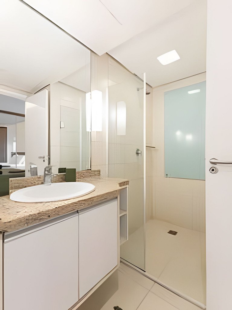 Flat with pool sea view of Praia de Santos